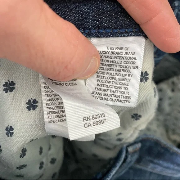 Lucky Brand Jean Shorts Denim Cut Off Boho Size 2 / 26 - Picture 11 of 15